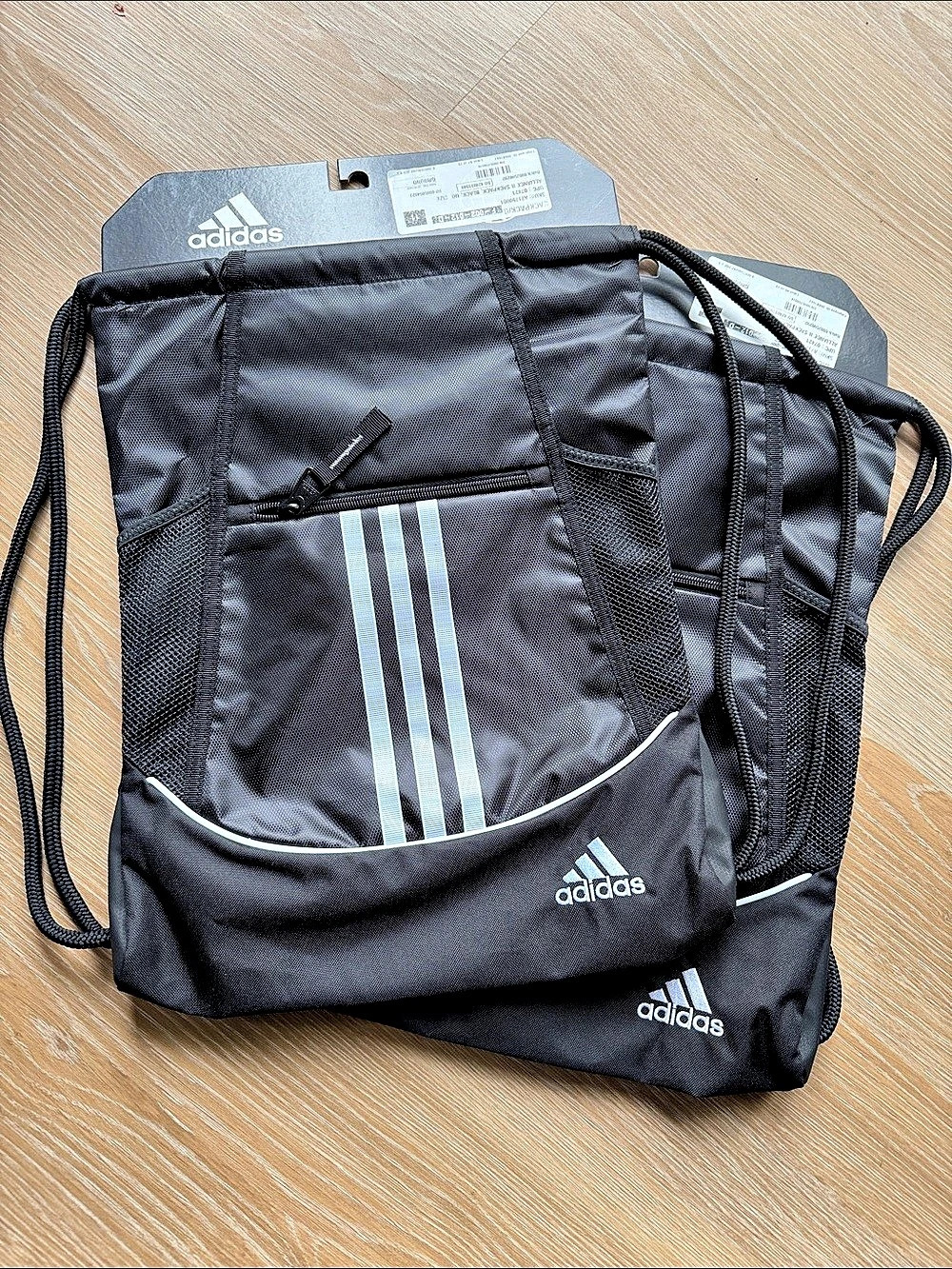 New 2 adidas Alliance II Sackpack Black & White